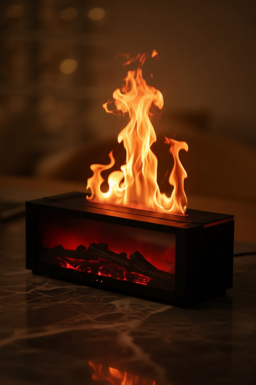 Premium 3D Fireplace Humidifier