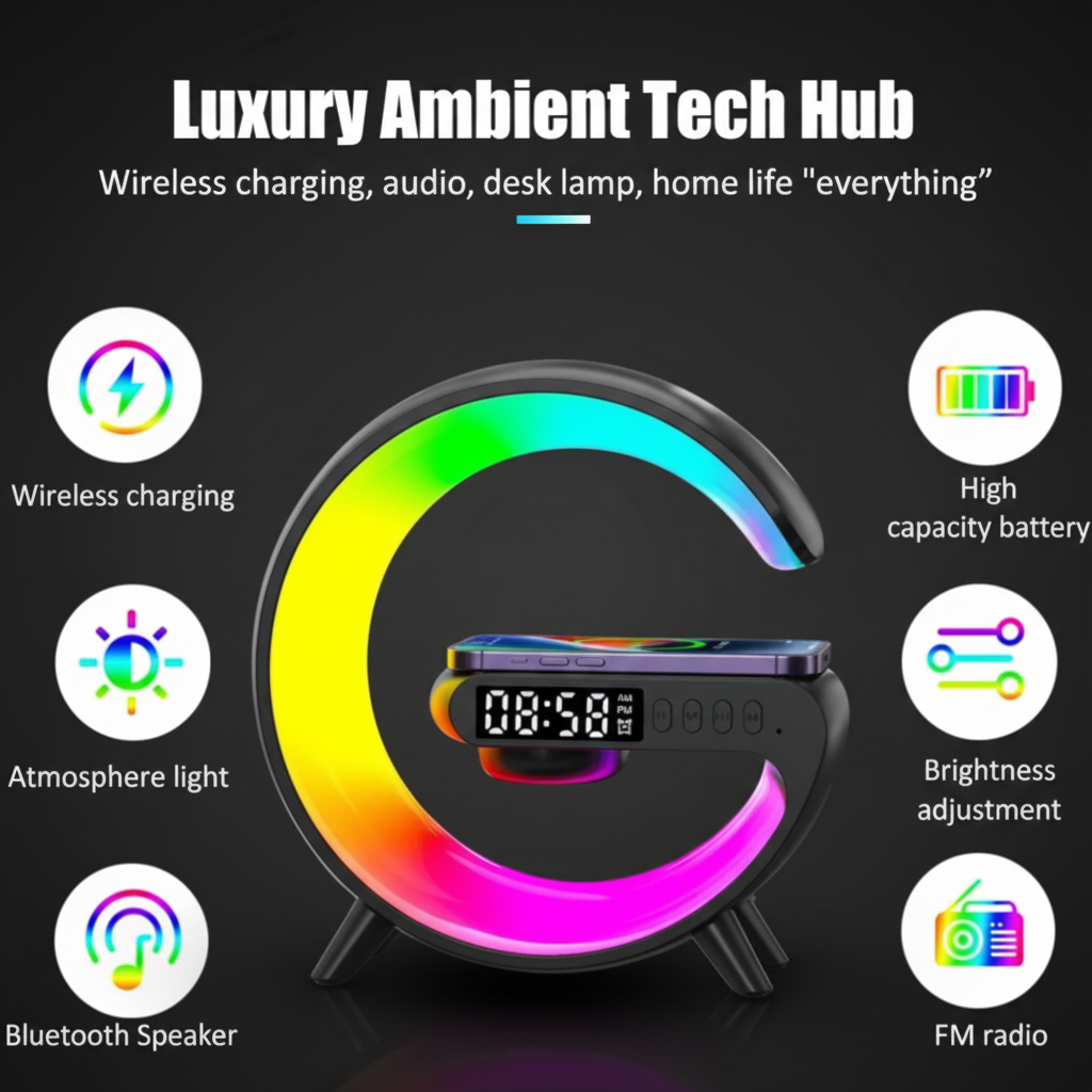 Premium smart lamp RGB lighting &  BT Speakers