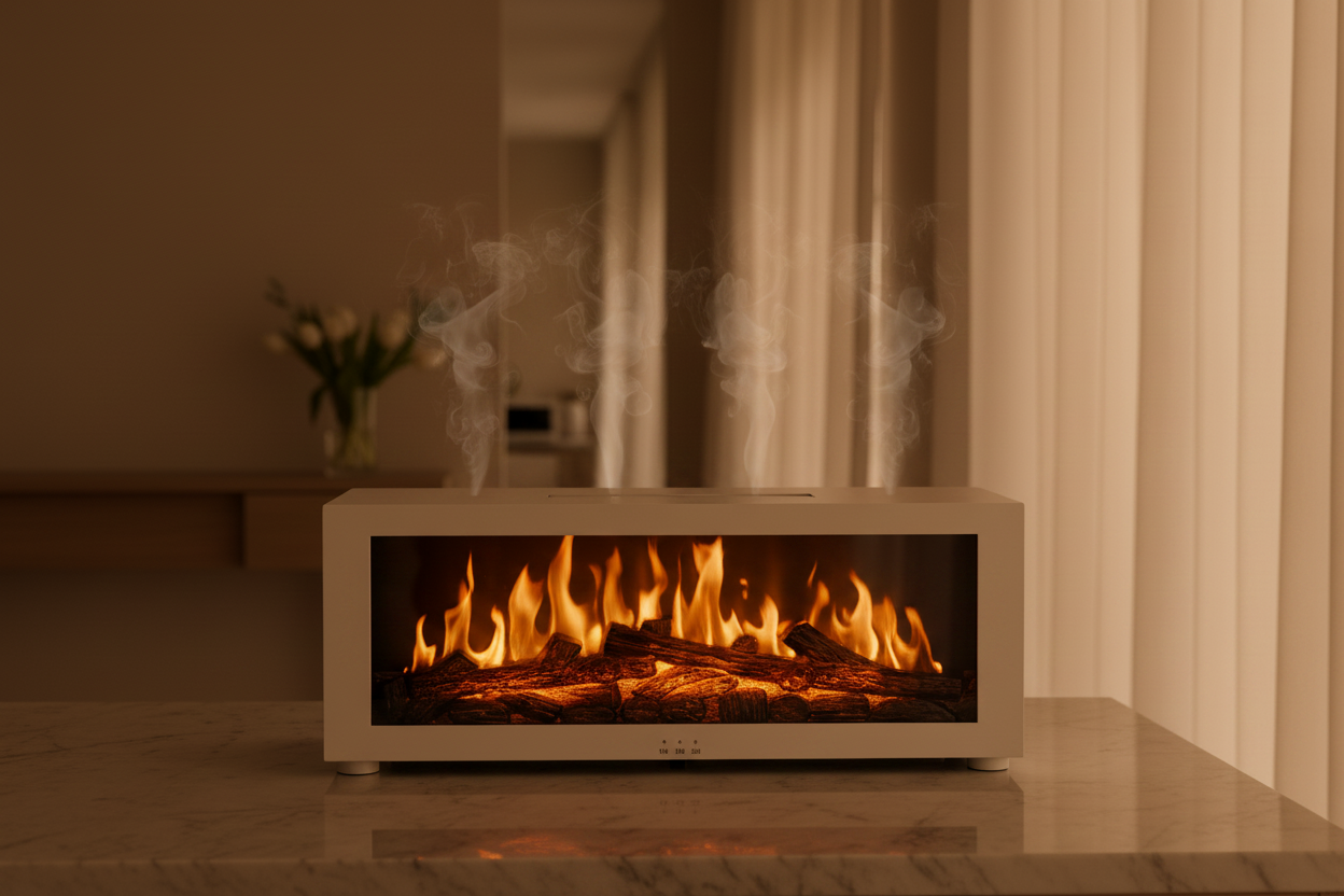 Premium 3D Fireplace Humidifier