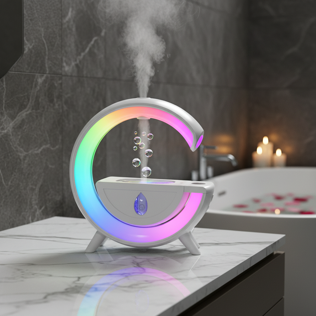 High quality  G shaped RGB Air Humidifier