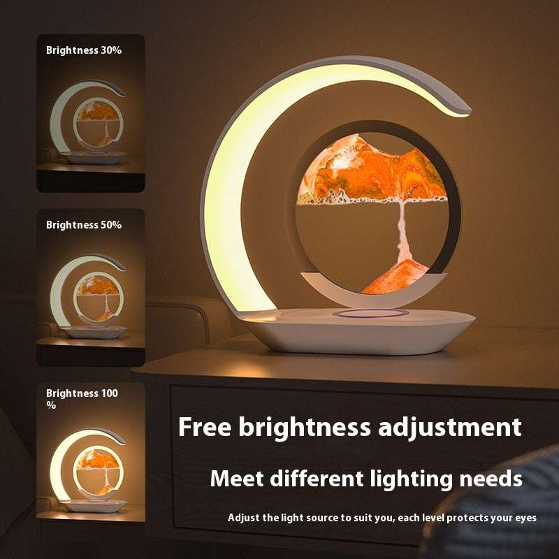 Quality Sand Art Wireless Charging Night Light
